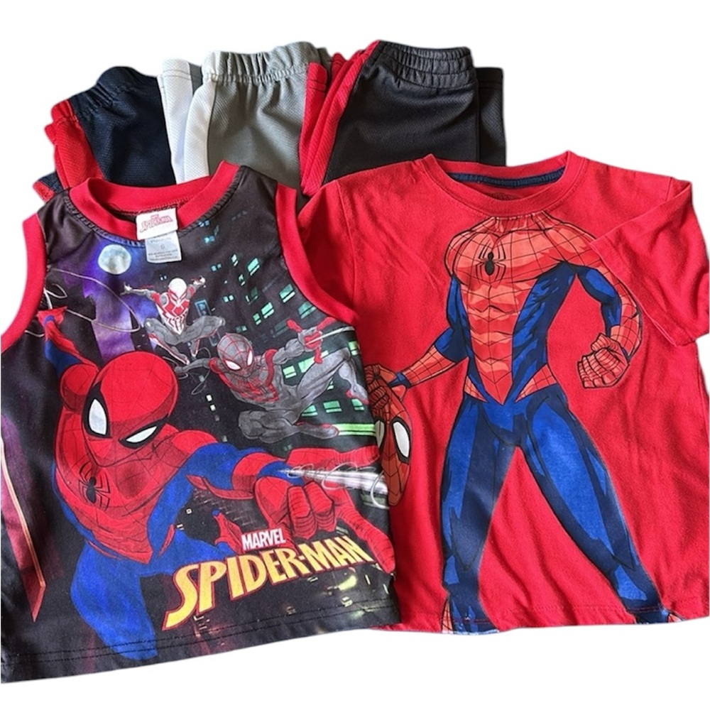 Spiderman Bundle Tank Shirt Shorts